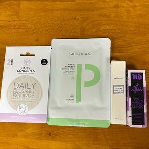 Four piece Beauty bundle. All brand new unopened. Look at pictures for sizes.